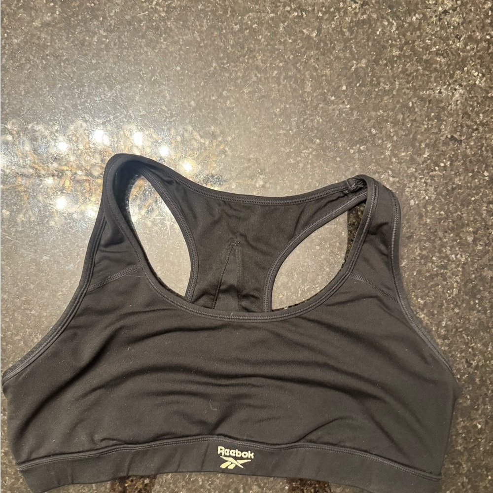 Reebok Black Sports Bra